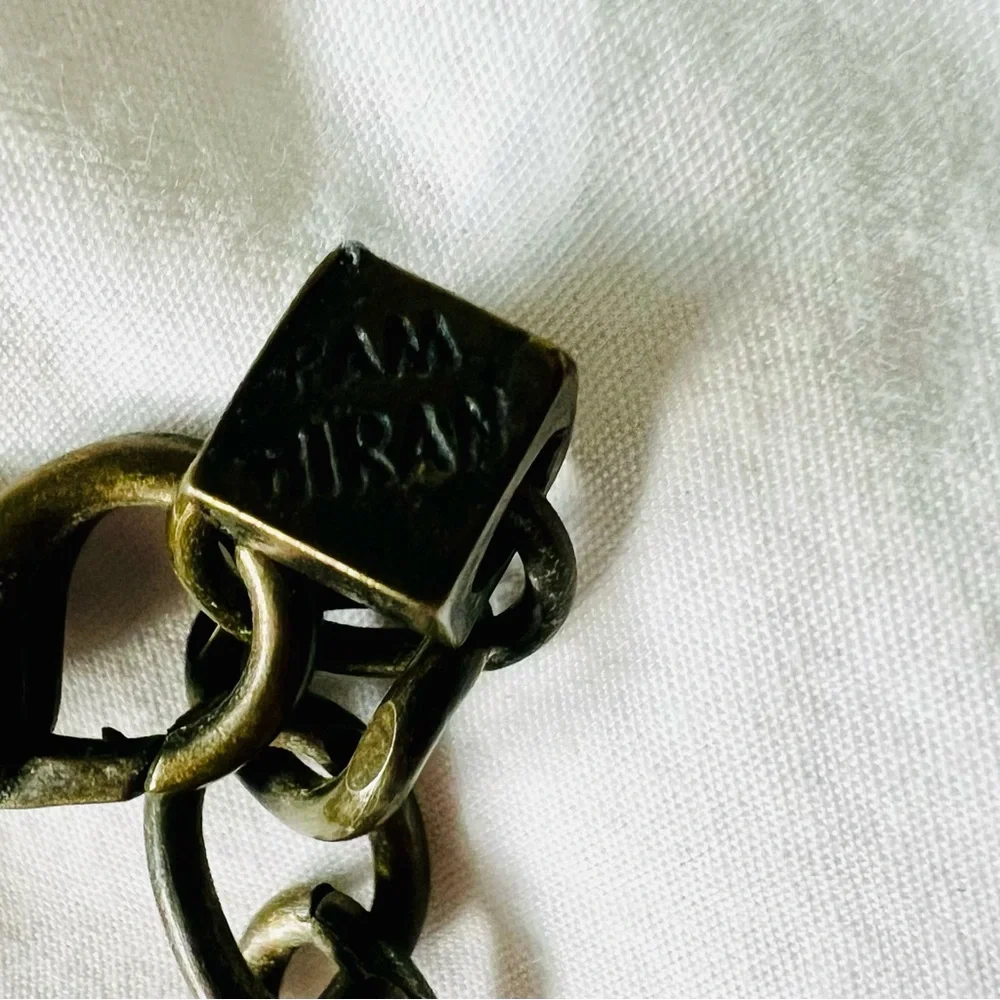 Unique Jewel Tone Labrodite Chunky Pendant Necklace - Picture 11 of 11